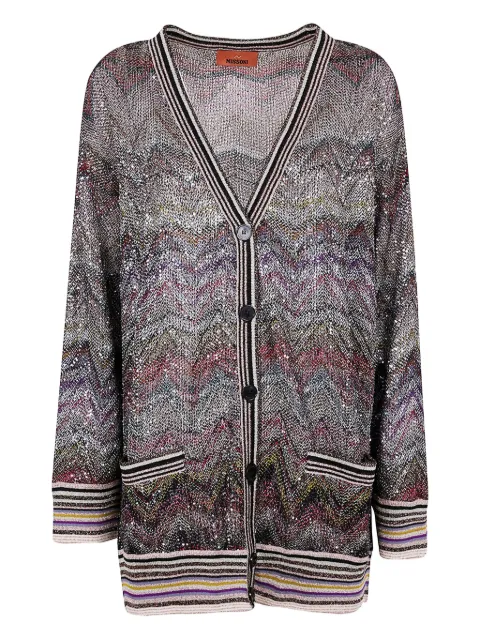 Missoni sequin-chevron cardigan