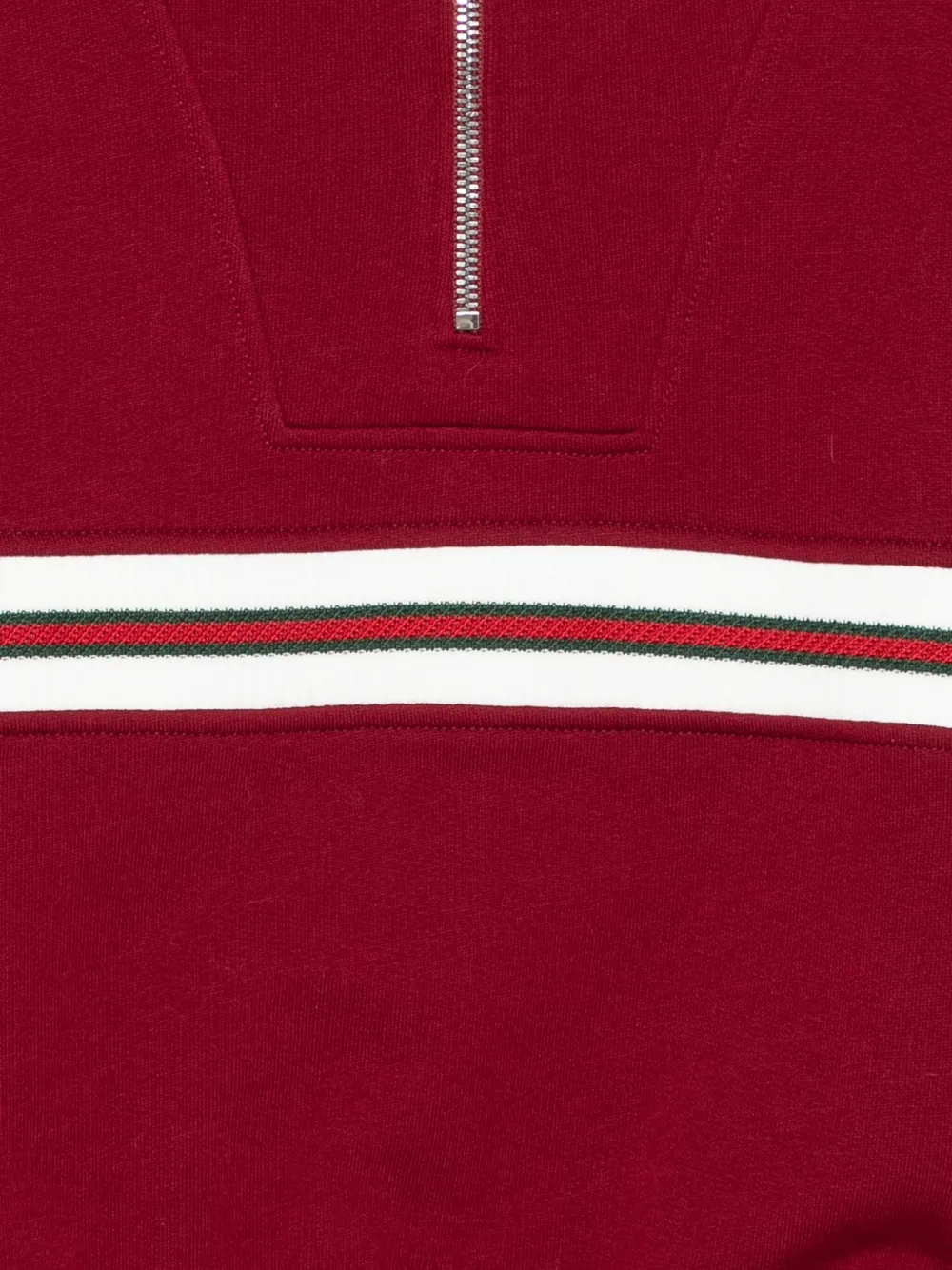 Gucci Kids Hoodie met Web-streep Rood