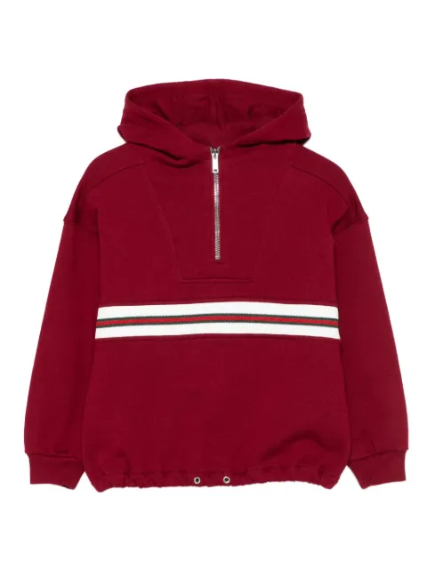 Gucci Kids Web-stripe hoodie