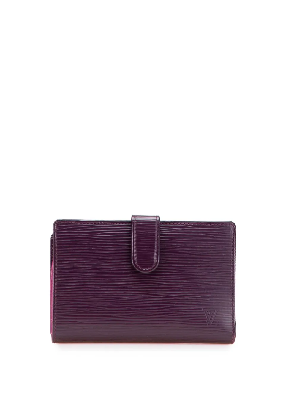 Pre-owned Louis Vuitton 2008 Epi French Purse Small Wallets In Purple