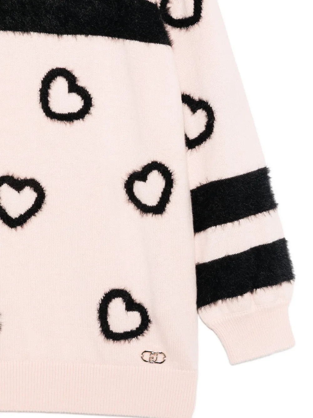 LIU JO Heart sweater Roze