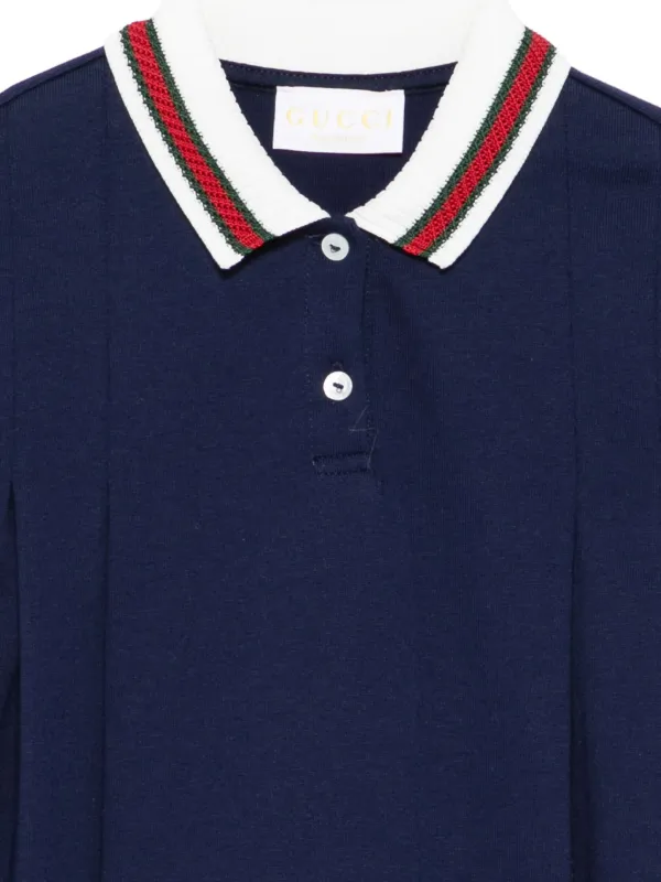 Gucci Kids ストライプ ワンピース | ブルー | FARFETCH JP