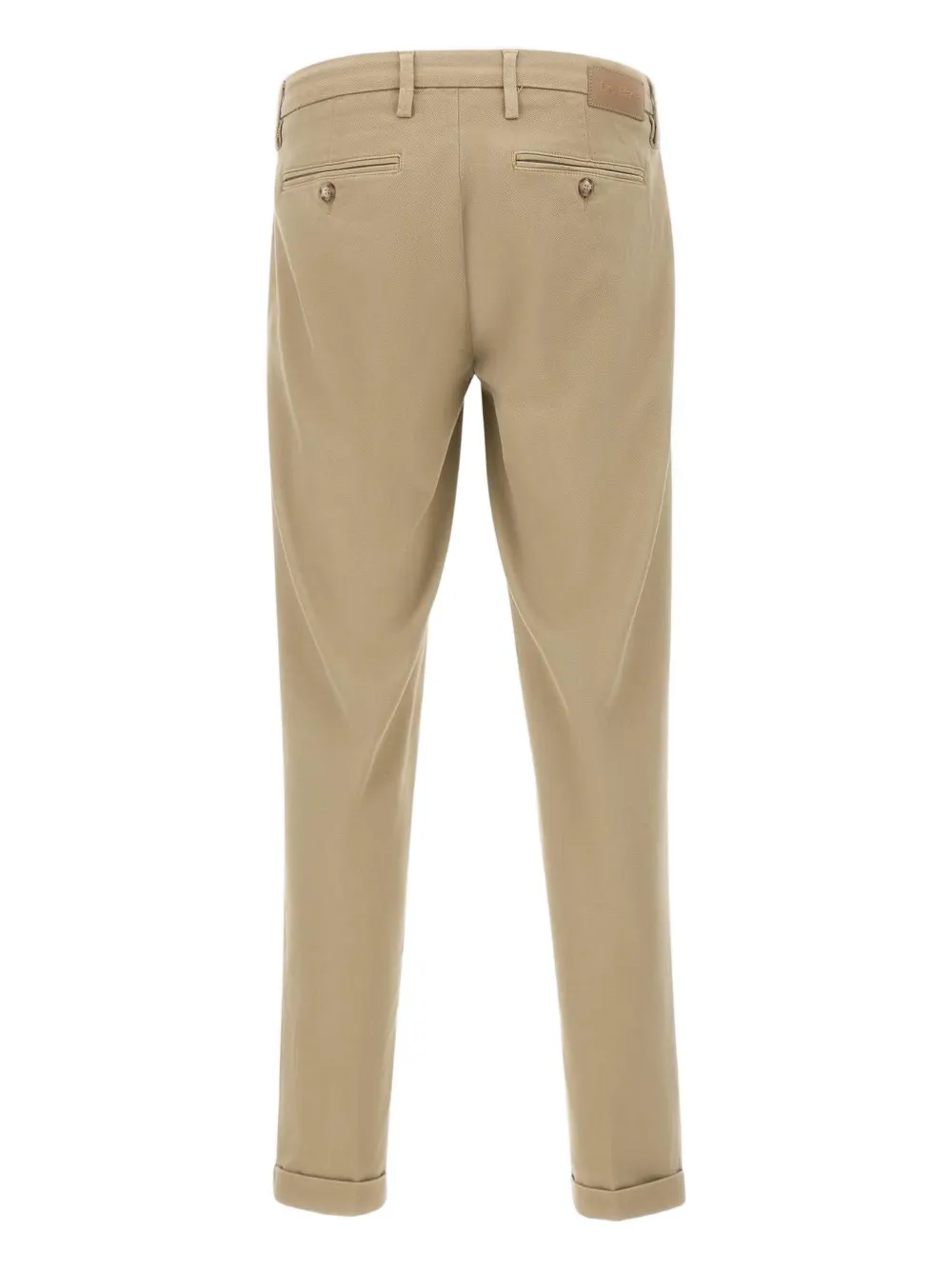 Re-Hash cuffed welt-pocket trousers - Beige