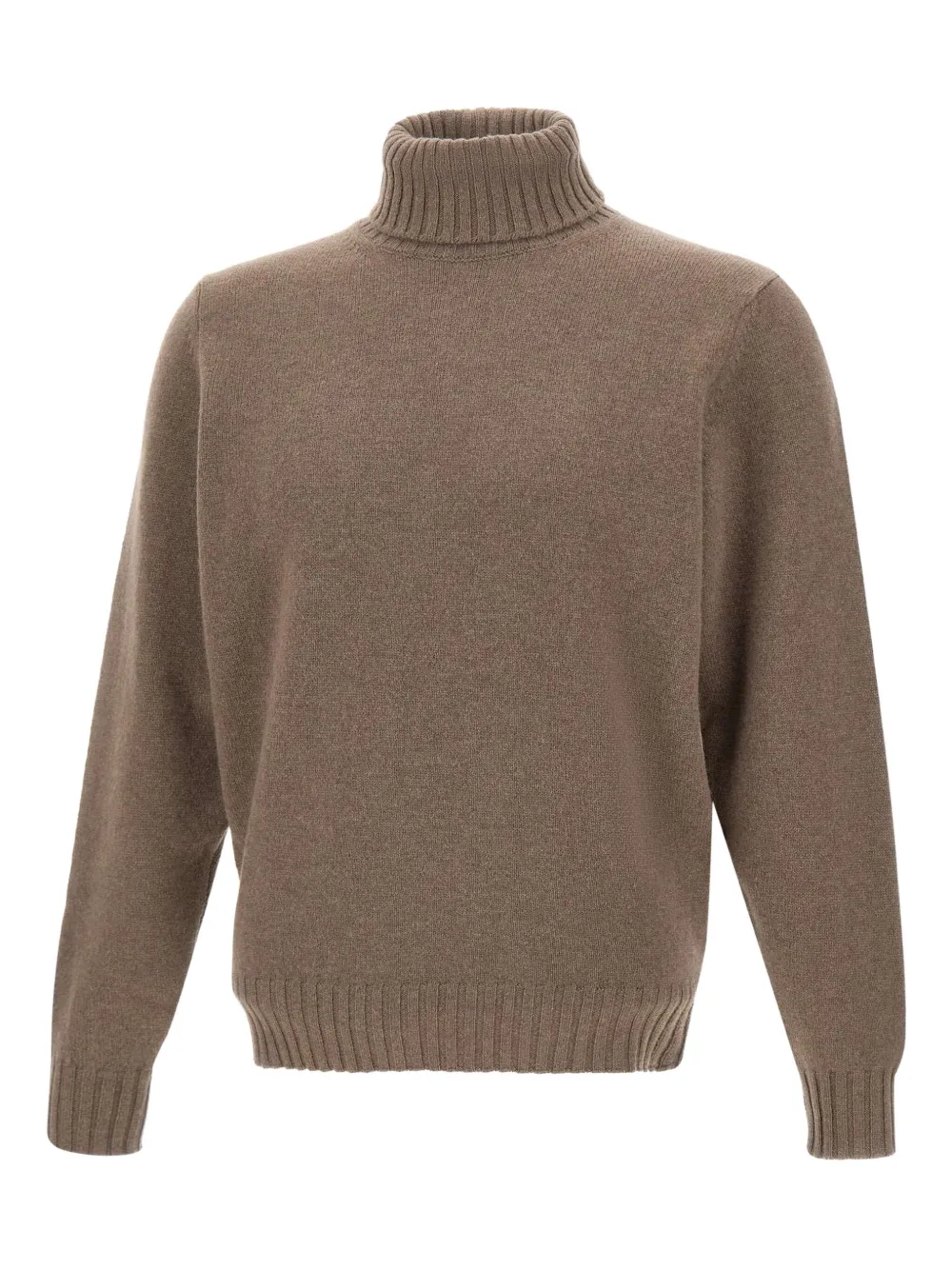 high-neck sweater