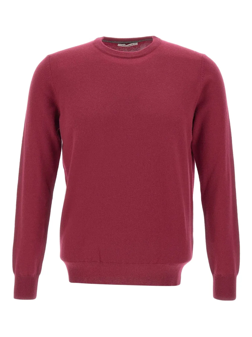 ribbed crew-neck sweater
