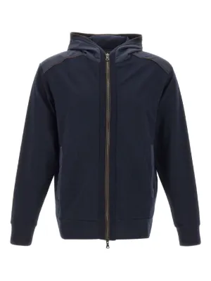 パーカー・フーディ PAUL  SHARK Men Hoodies 24411837 011 black Paul & Shark logo-print Hoodie | Black | FARFETCH ID