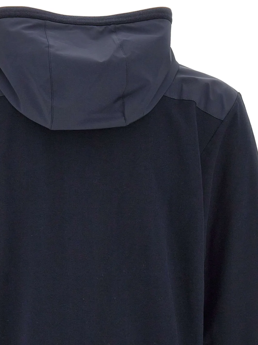Paul & Shark Hoodie met vlakken Blauw