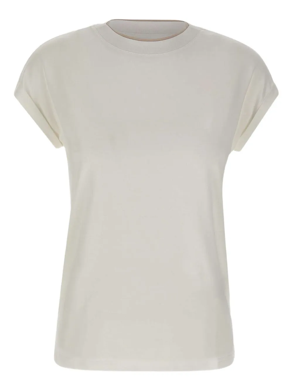 Eleventy T-shirt met ronde hals en cuffs Grijs