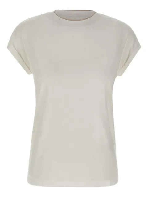 Eleventy cuffed crew-neck T-shirt