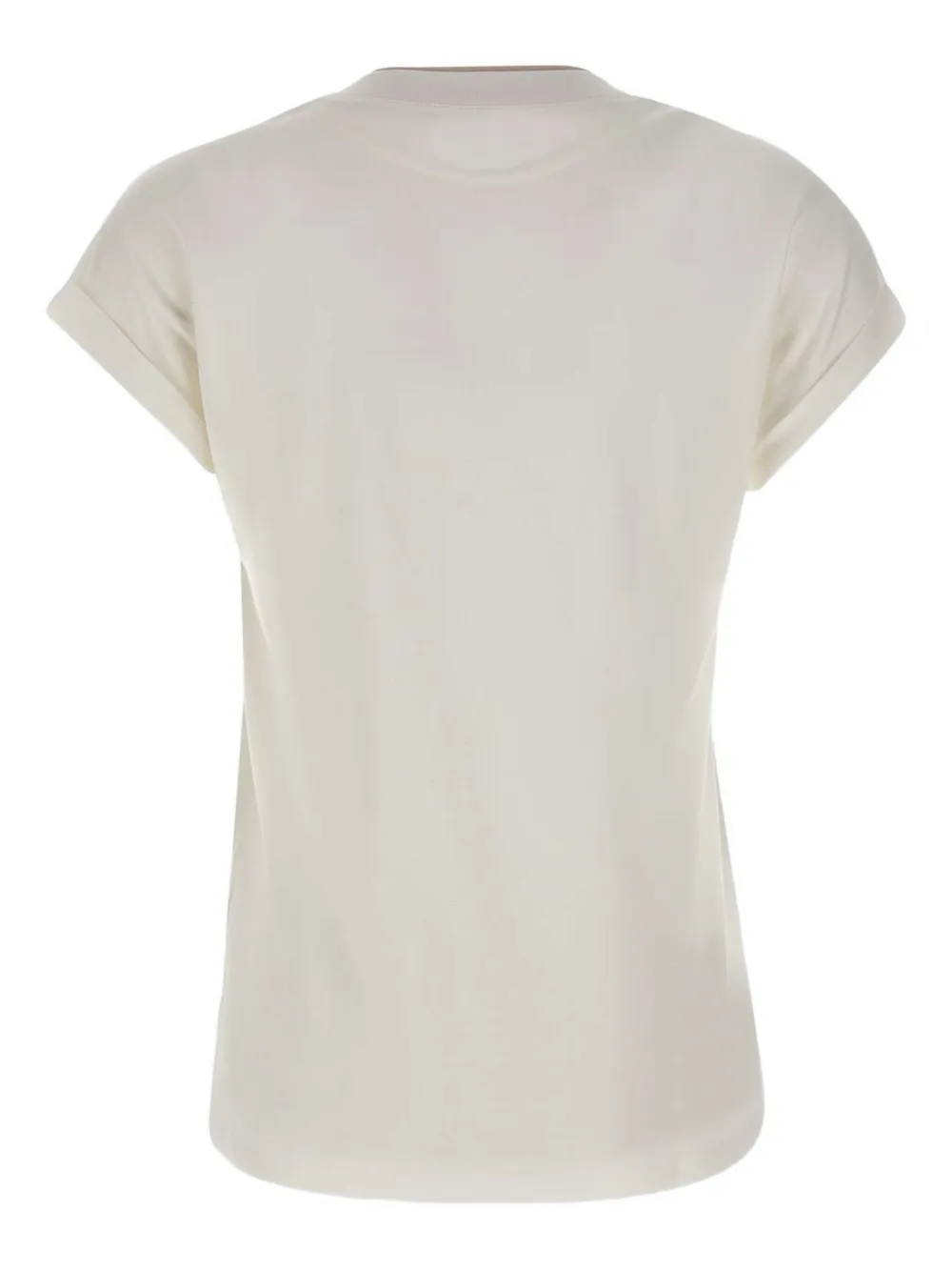Eleventy T-shirt met ronde hals en cuffs Grijs