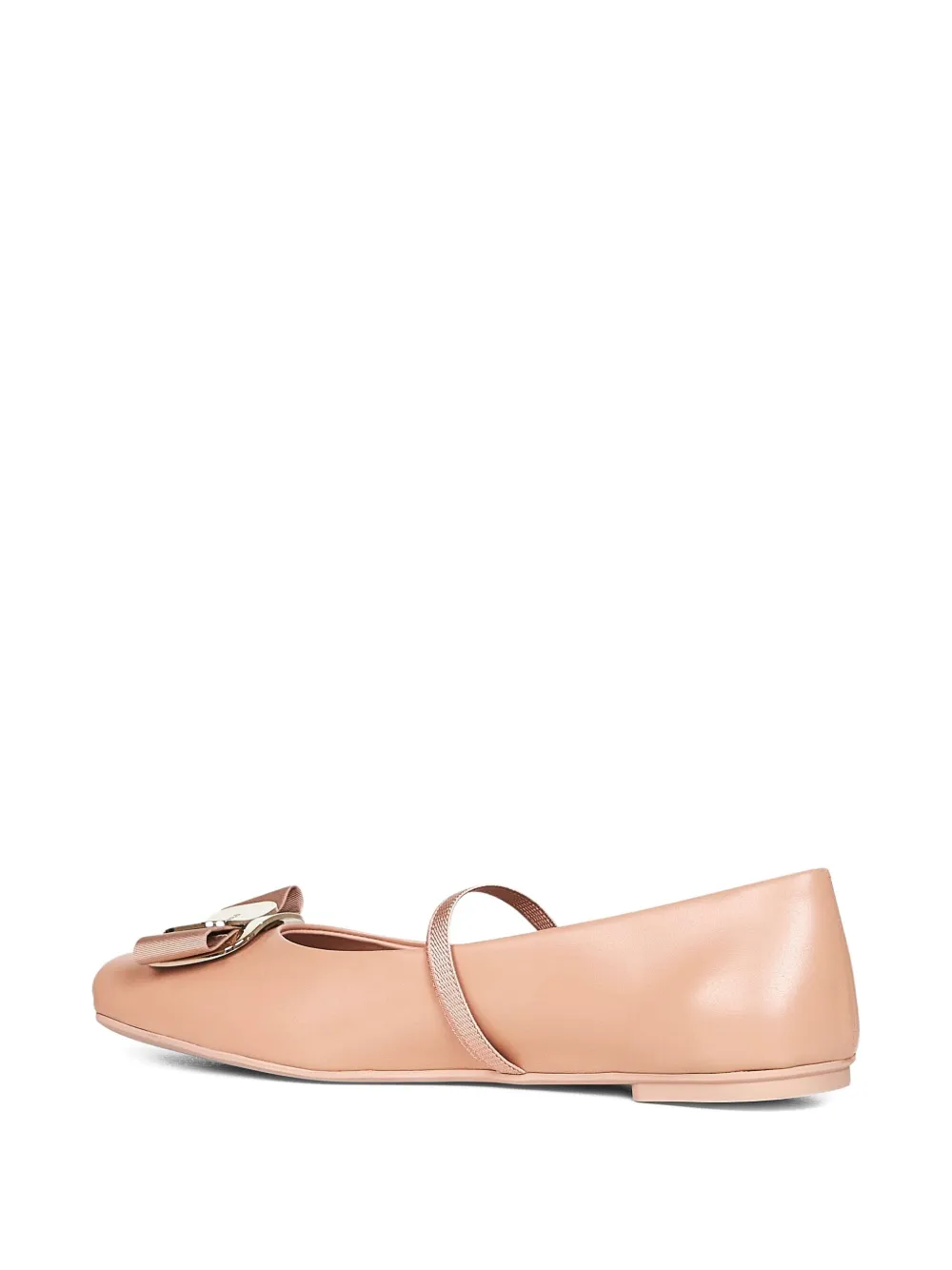 Ferragamo Vara square-toe ballet flats Pink