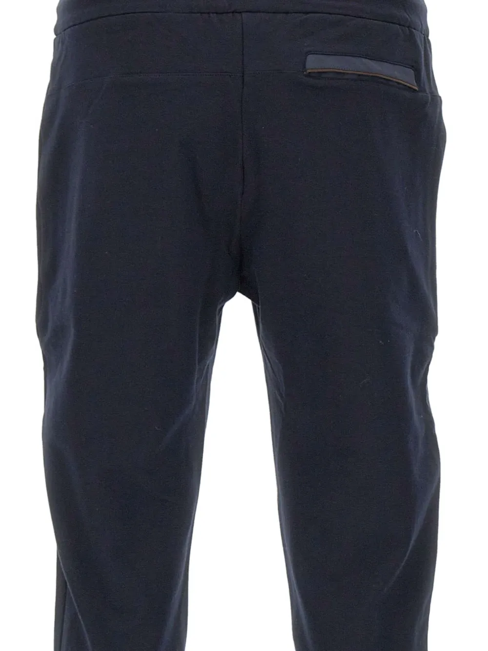 Paul & Shark Broek met elastische taille en zijzak BLUE AND GREEN