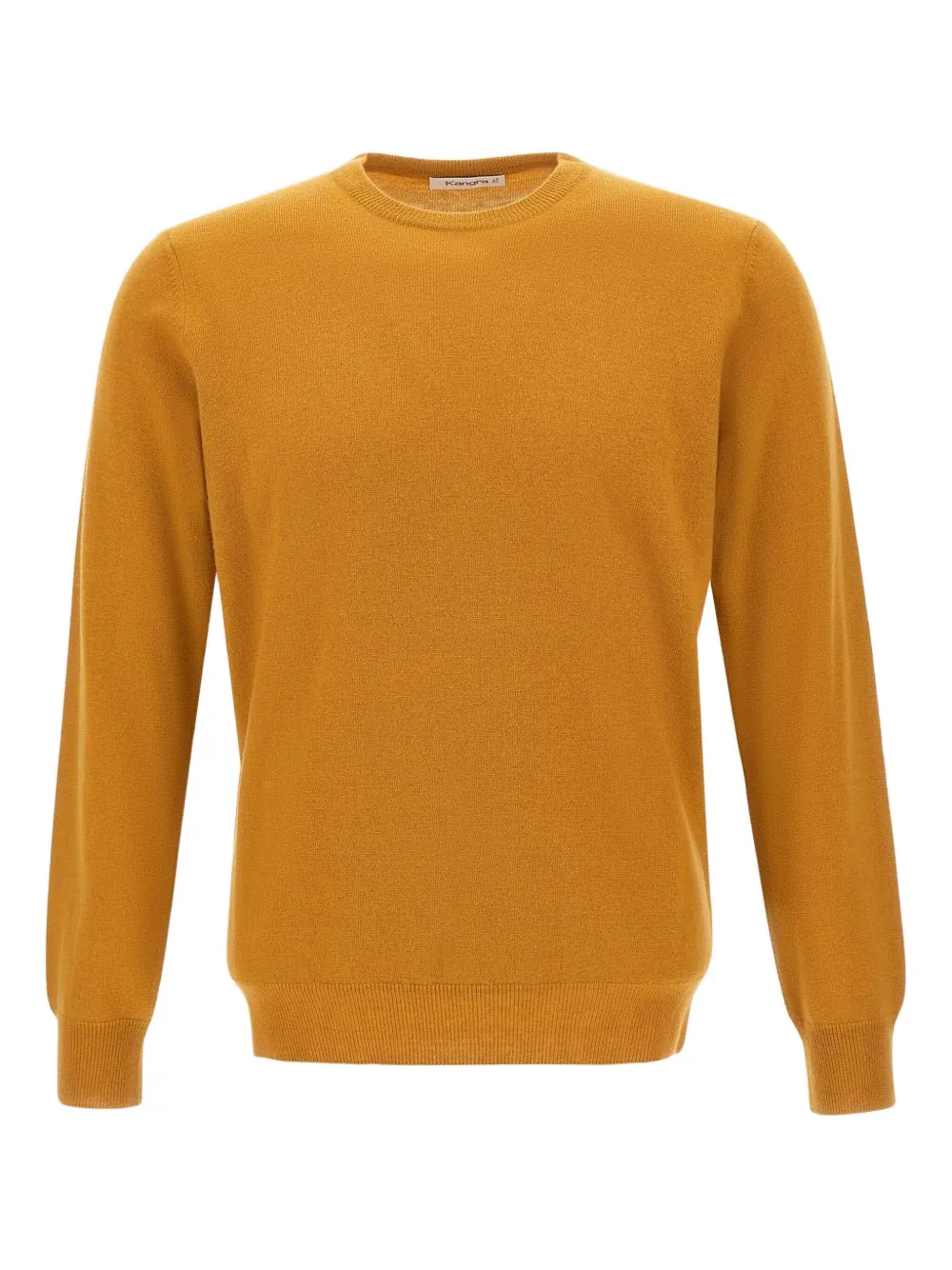 ribbed crew-neck sweater