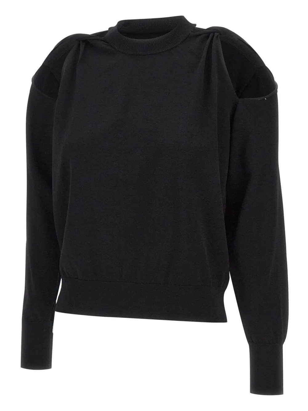 cut-out knitted top