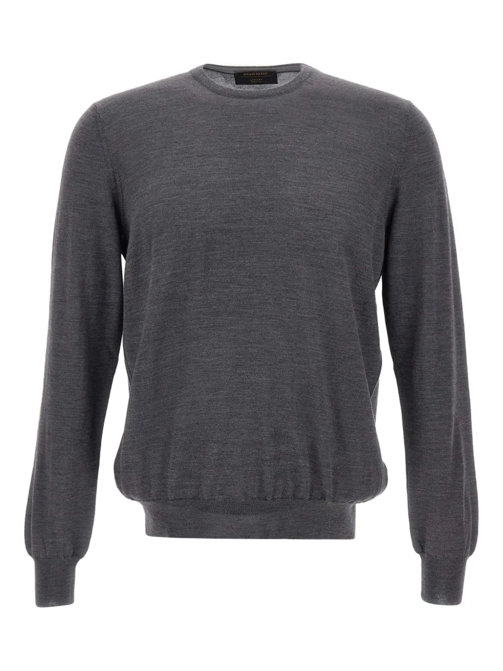 crew-neck ribbed sweater