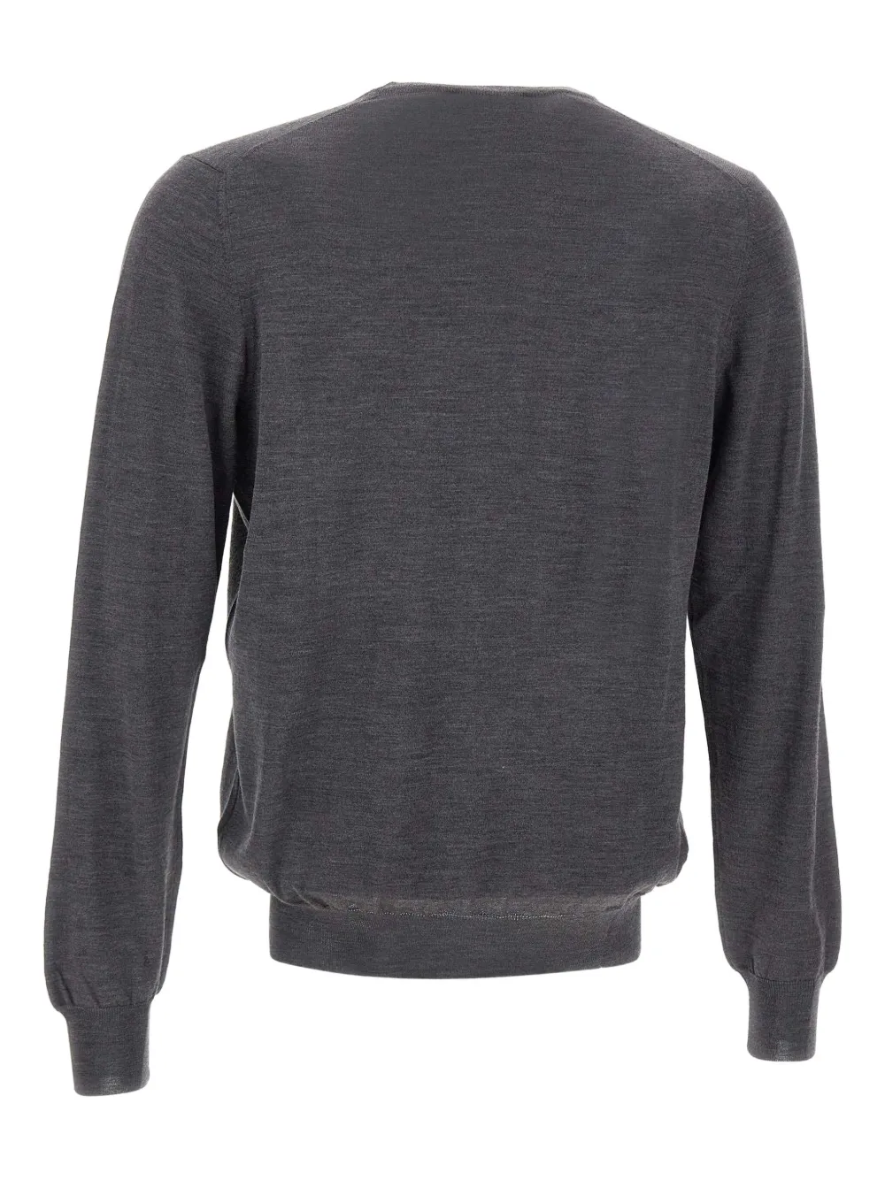 Gran Sasso crew-neck ribbed sweater - Grijs