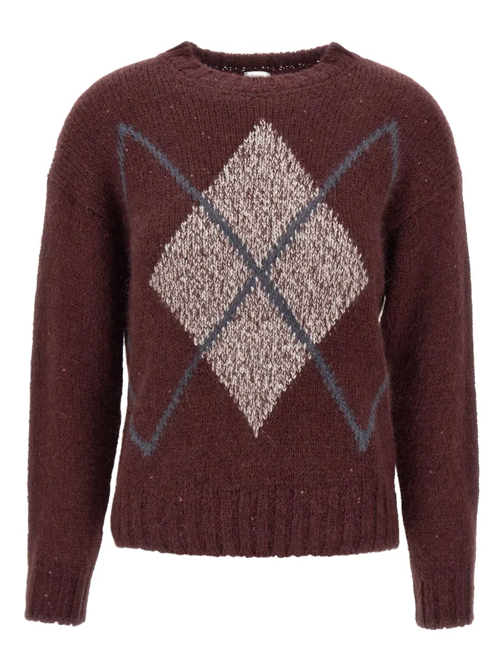 sequin-embellished sweater