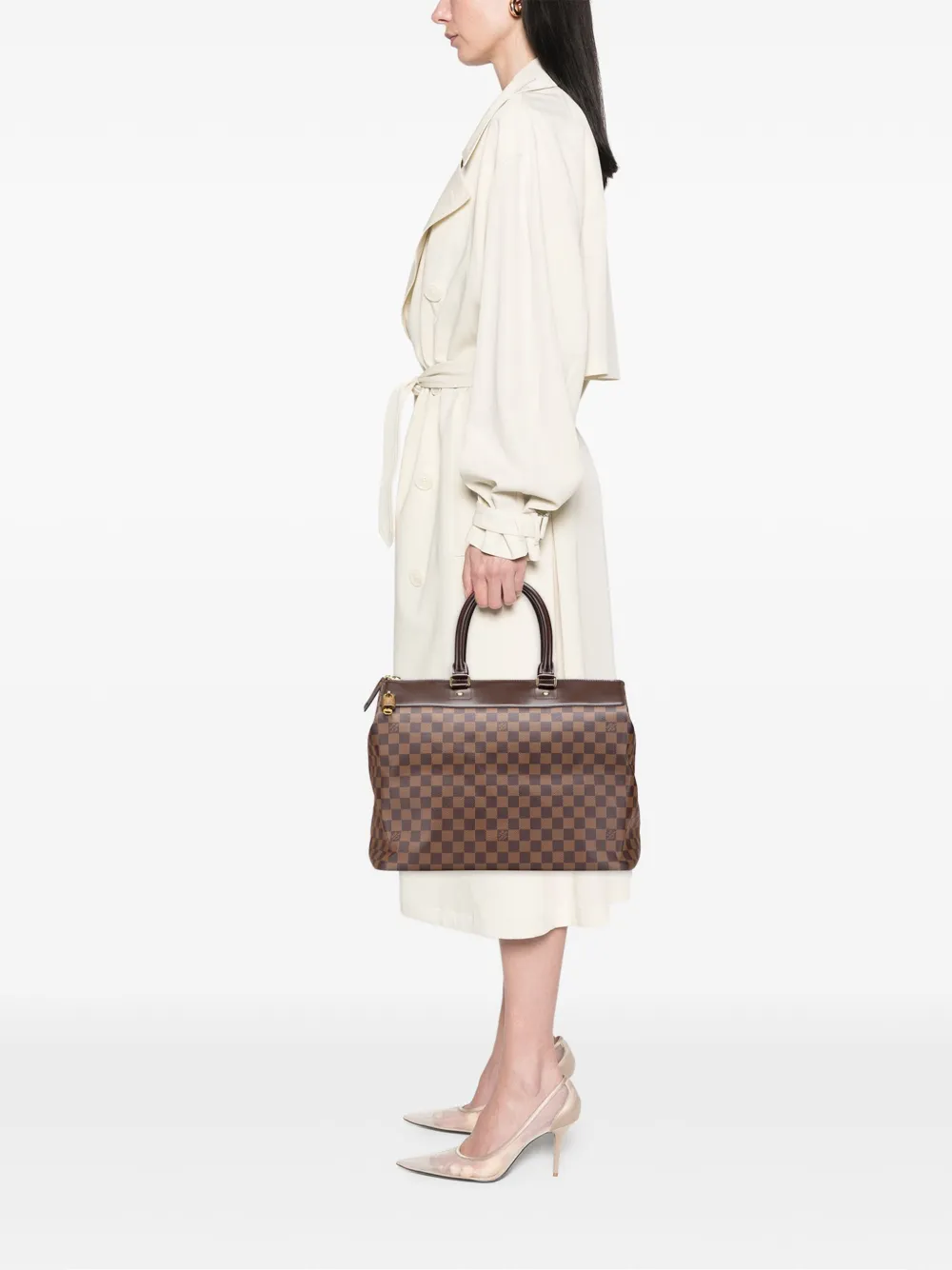 Louis Vuitton Pre-Owned 2002 Damier Ebene Greenwich PM travel bag | Pre-Owned | Image 2