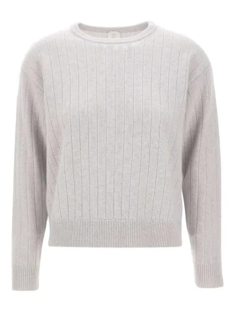 Eleventy ribbed crew-neck sweater