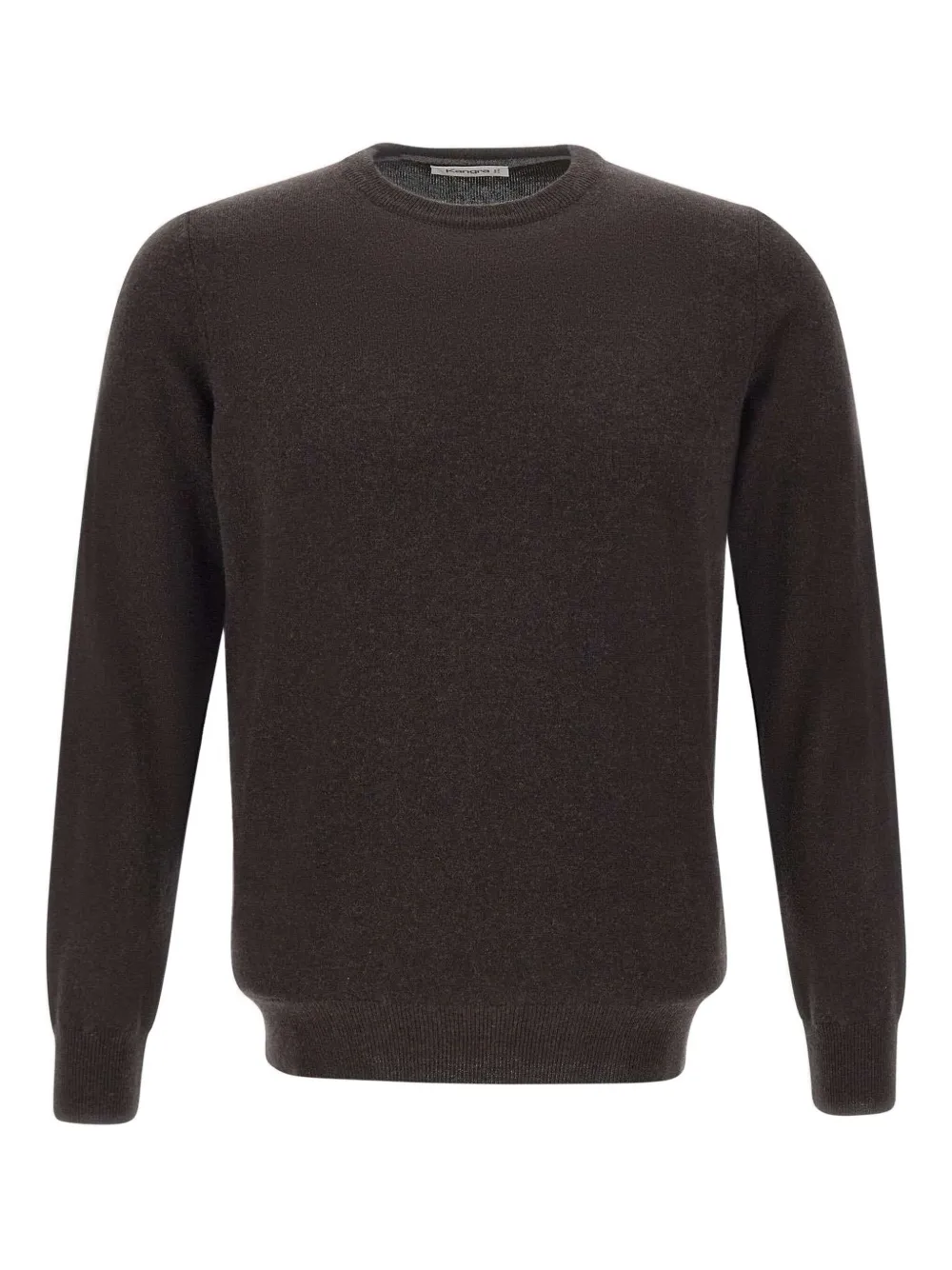 ribbed crew-neck sweater