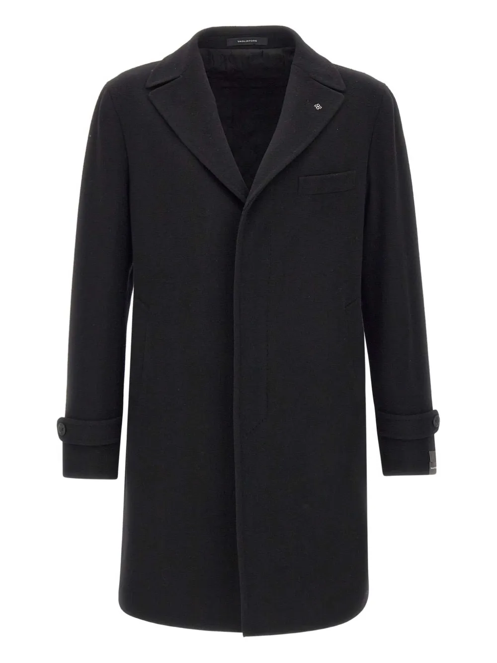 Tagliatore Jas met gekerfde revers Zwart