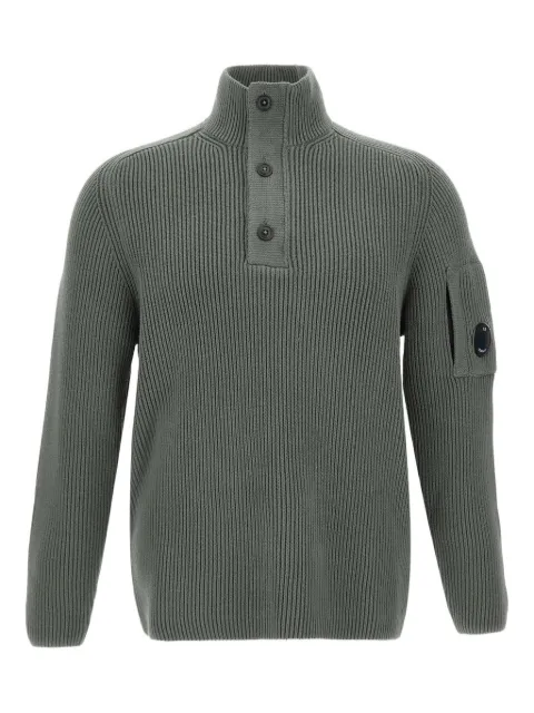C.P. Company Lens-detail ribbed sweater