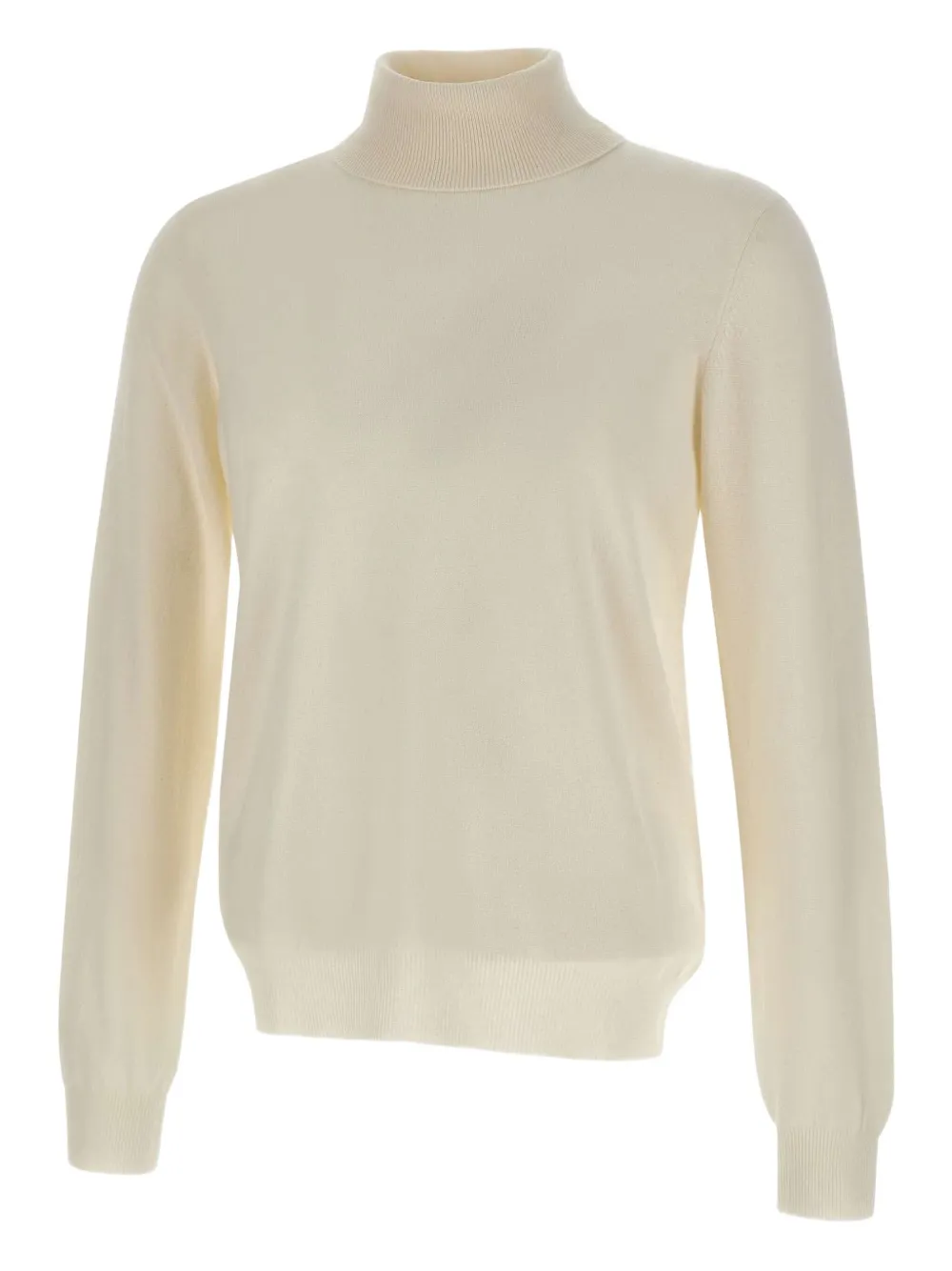 ribbed turtleneck sweater