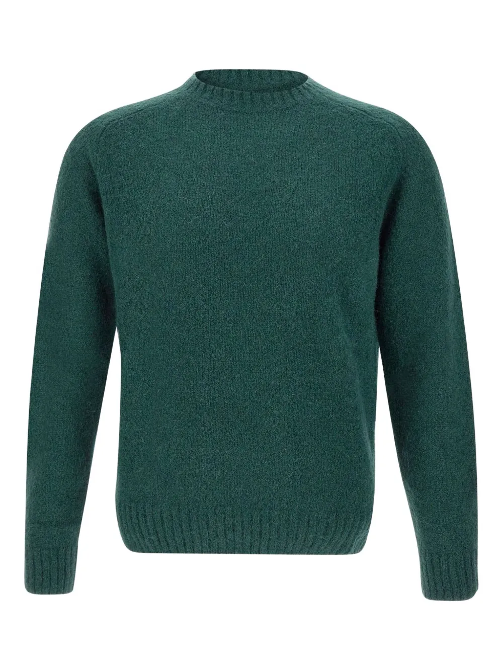ribbed crew-neck sweater