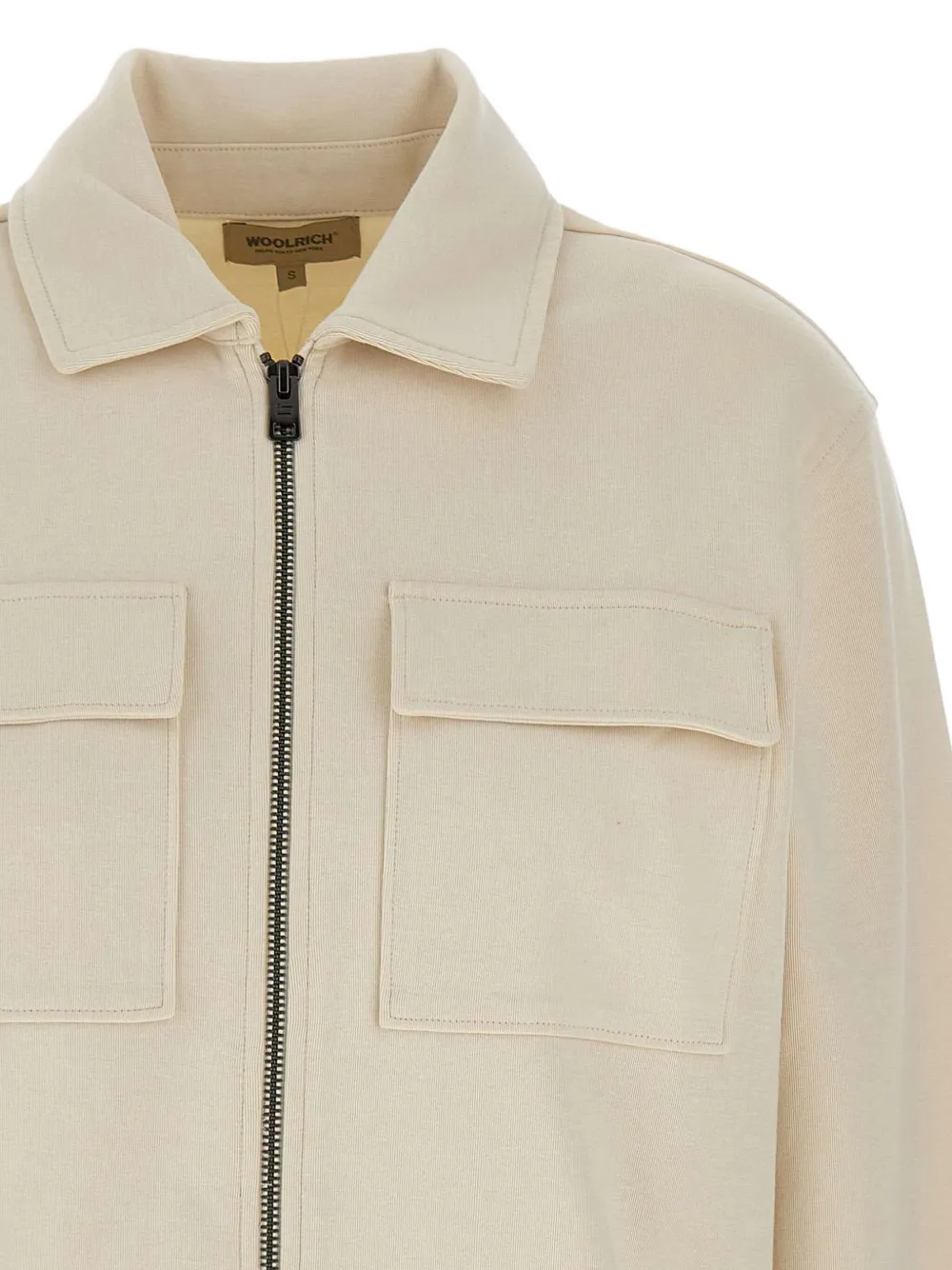 Woolrich Sweater met ritszak Beige