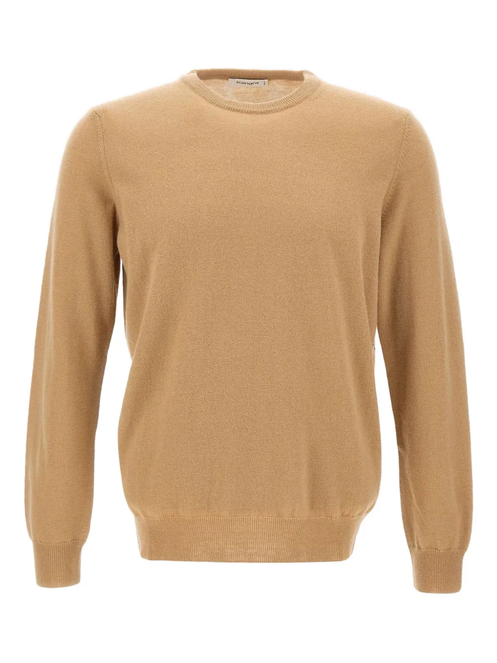 ribbed crew-neck sweater