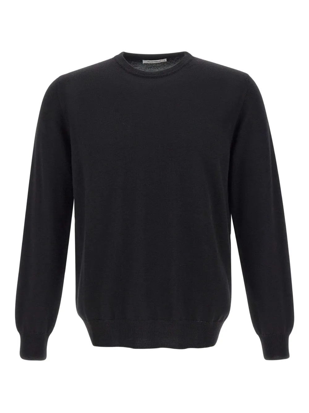 ribbed crew-neck sweater
