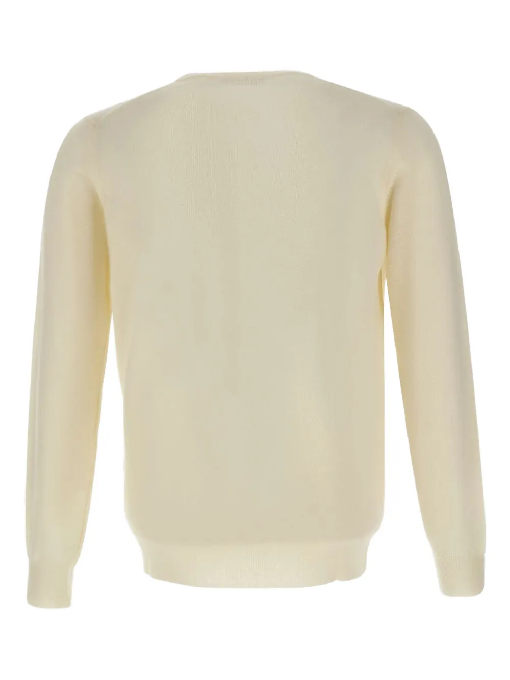 Kangra crew-neck ribbed-edge sweater - Beige