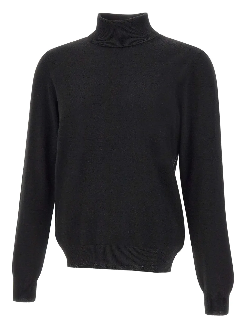 ribbed turtleneck sweater