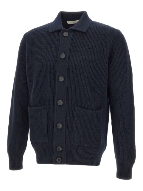 Filippo De Laurentiis ribbed patch-pocket cardigan