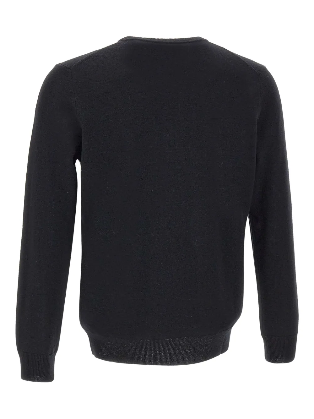 Kangra ribbed crew-neck sweater - Zwart