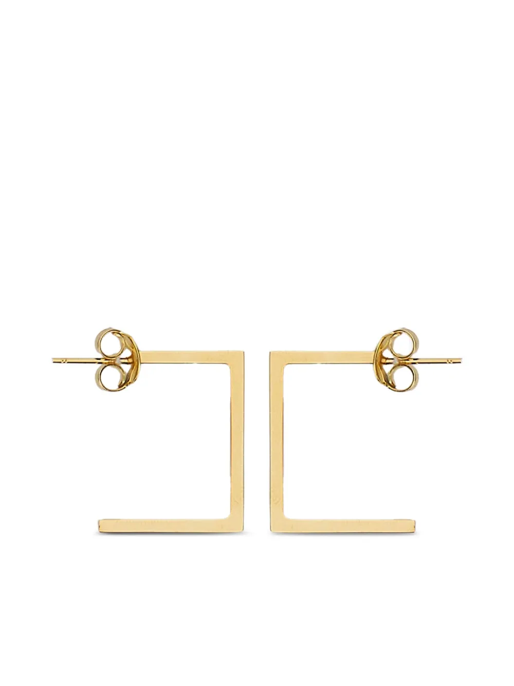square-frame earrings