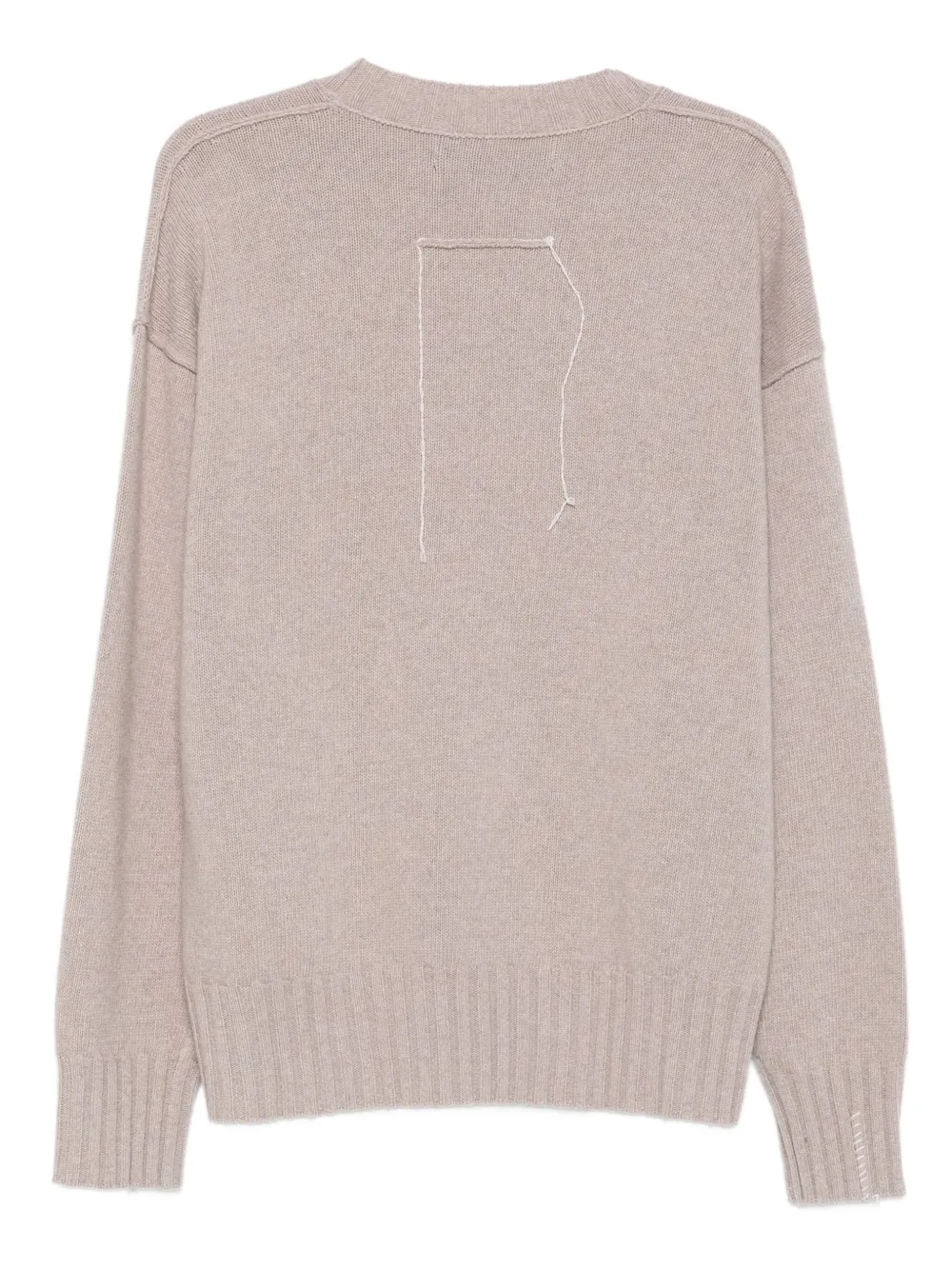 Isabel Benenato frayed-edge cashmere sweater | Knitted Sweaters | Image 2