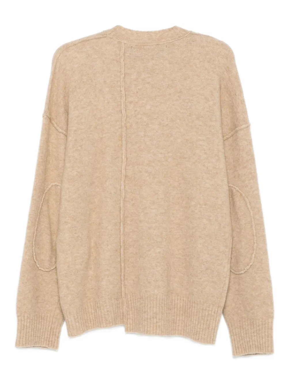 Isabel Benenato asymmetric-seam crew-neck sweater | Knitted Sweaters | Image 2