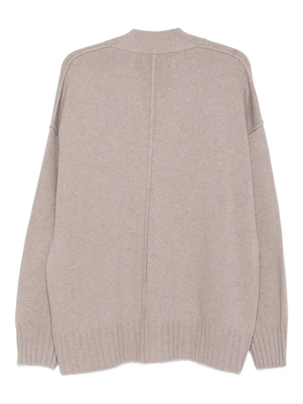 Isabel Benenato Button-fastening Cardigan In Neutral