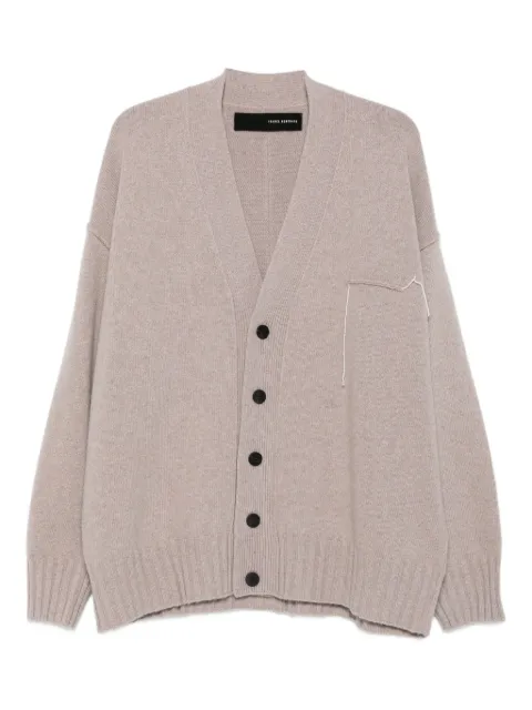 Isabel Benenato button-fastening cardigan