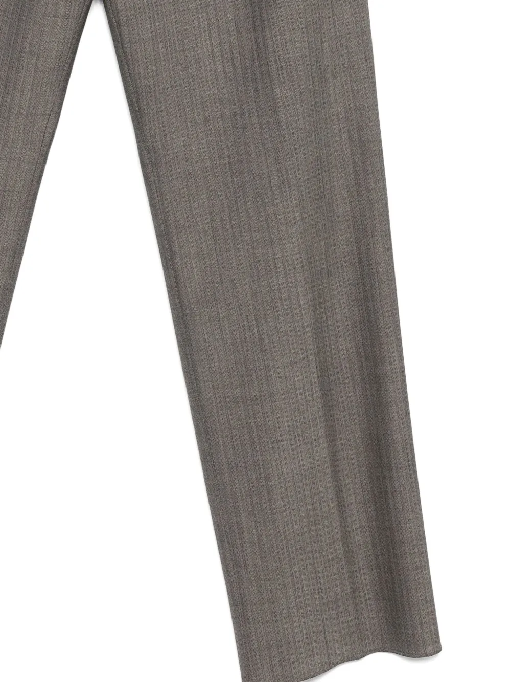 Lardini Pleated-details Wool Trousers In Gray