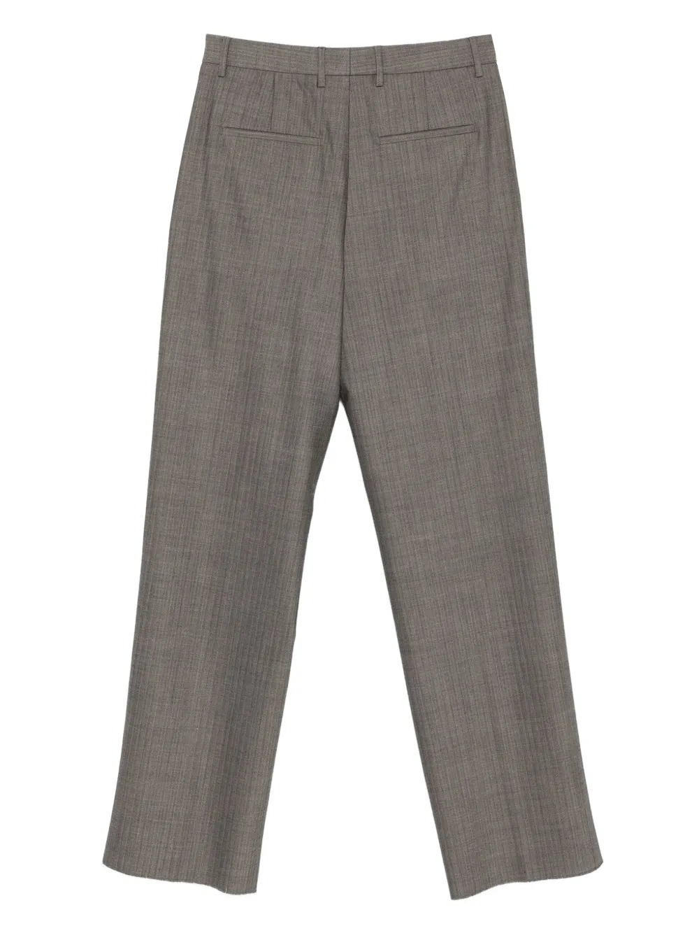 Lardini Calça de lã com detalhe de pregas | Calça de alfaiataria | Image 2