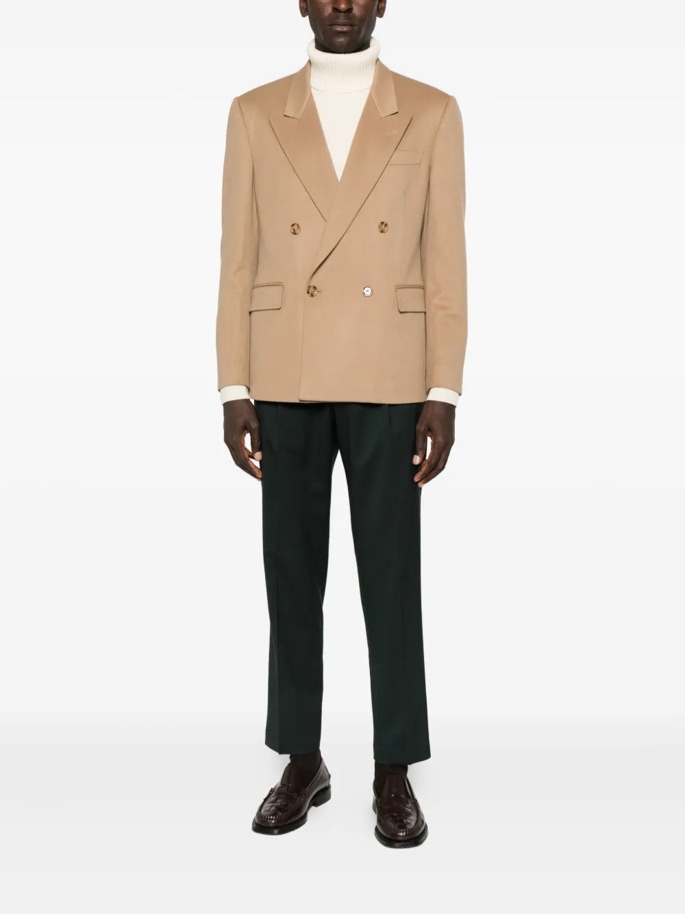 Lardini double-breasted wool blazer | Blazers | Image 2