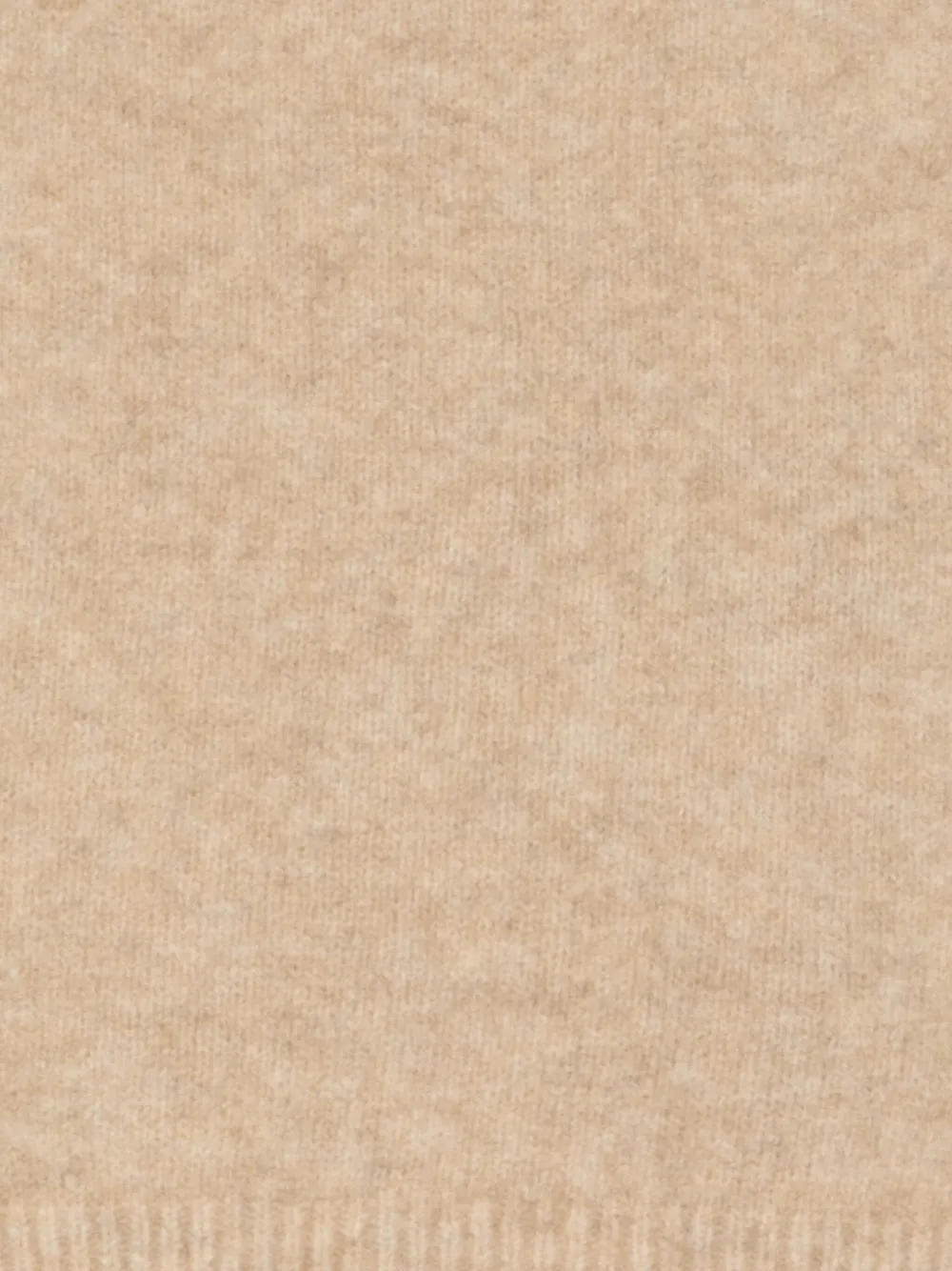 Isabel Benenato ribbed-trim scarf - Beige