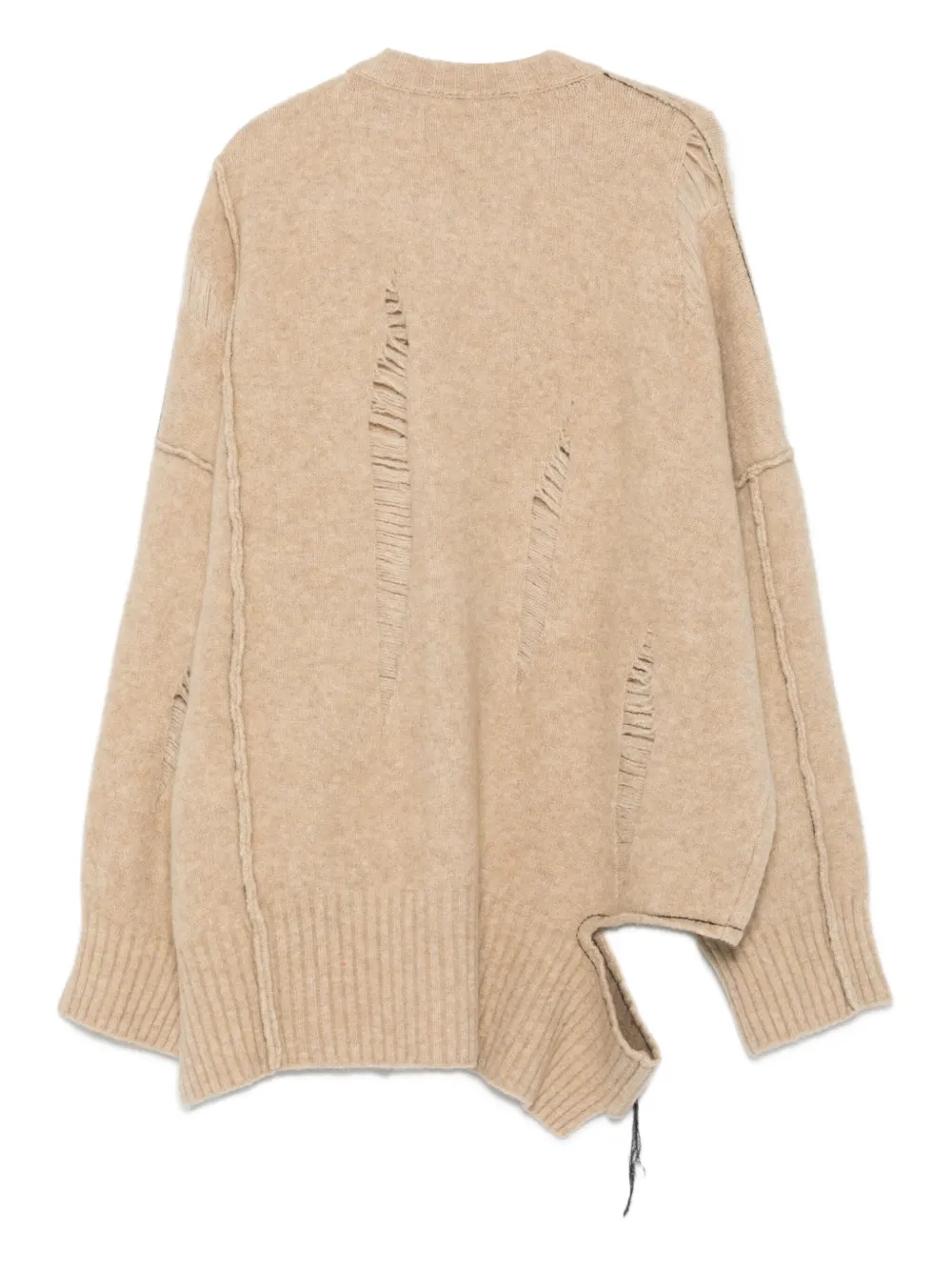 Isabel Benenato distressed detail sweater | Knitted Sweaters | Image 2