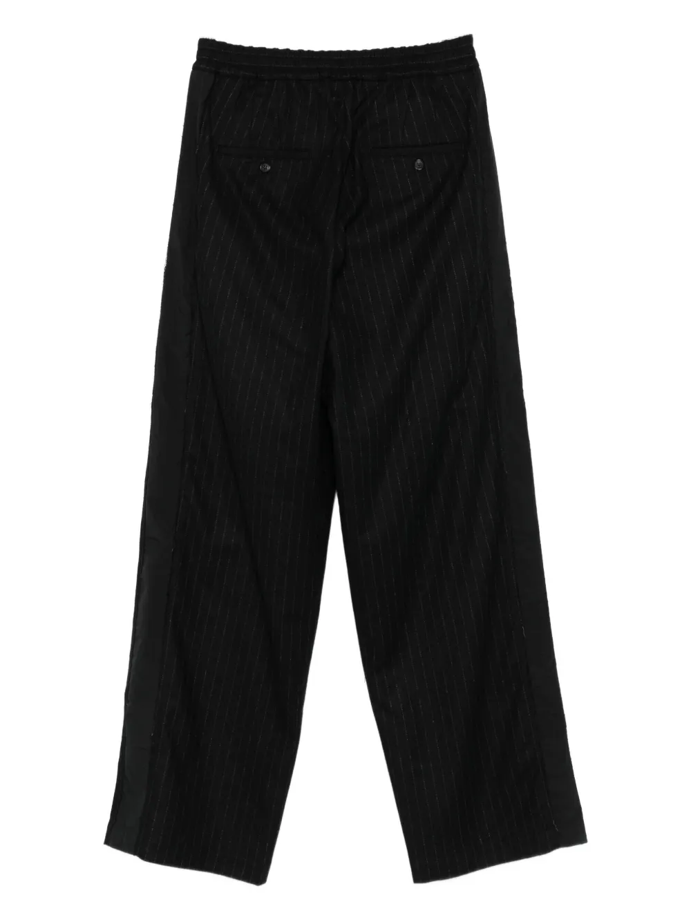Isabel Benenato pinstripe trousers - Zwart