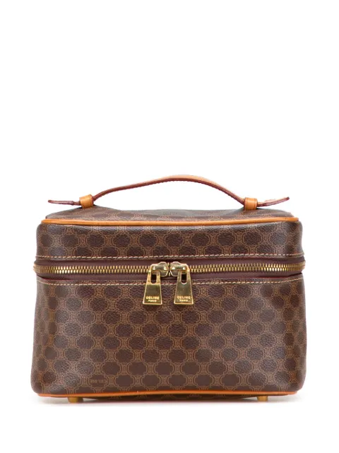 Céline Pre-Owned 2006 Macadam Coated Canvas vanity bag