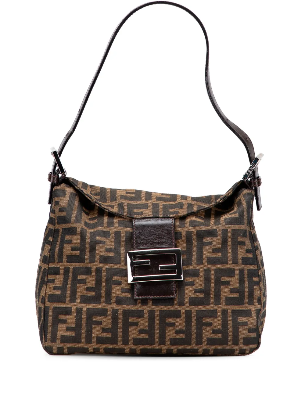 20th Century Zucca Canvas Double Flap shoulder bag