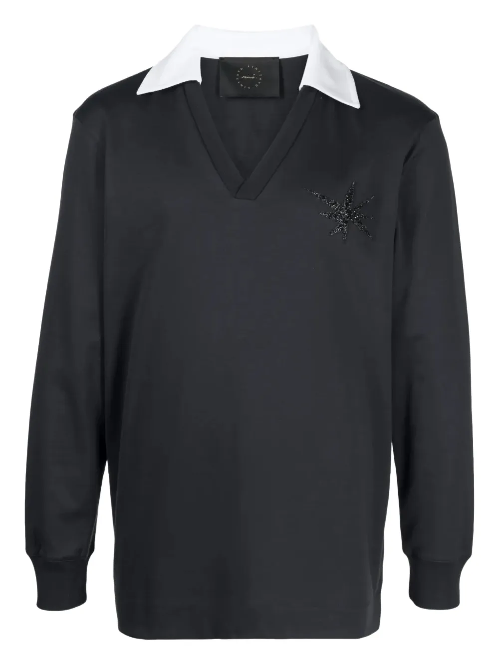 v-neck polo shirt