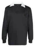 Limitato v-neck polo shirt - Blue